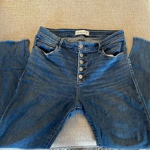 Abercrombie & Fitch high rise super skinny ankle